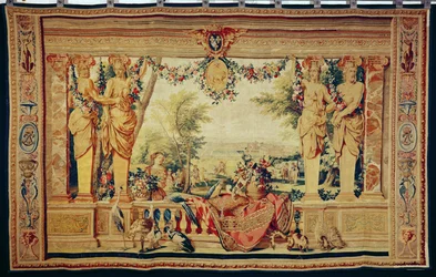 The Month of July Chateau of Vincennes, from the series of tapestries 